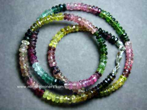 Multi Color Tourmaline Necklace