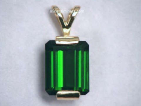 Green Tourmaline Pendant