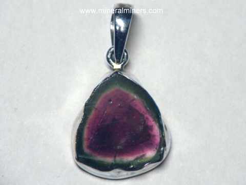 Watermelon Tourmaline Pendant