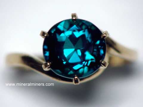 Blue Tourmaline Ring