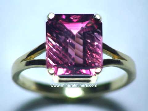 Pink Tourmaline Ring