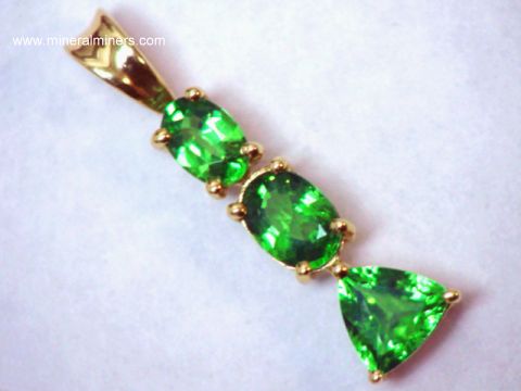 Tsavorite Green Garnet Necklace