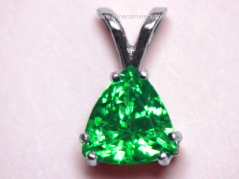 Tsavorite Green Garnet Pendant