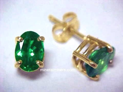 Tsavorite Garnet Jewelry 14k Earrings Necklaces Rings Fine Green Tsavorite Garnet Earrings In 14k Gold Item Tsvj131aa