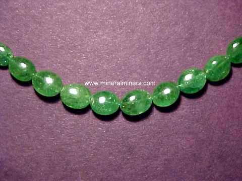 green garnet necklace