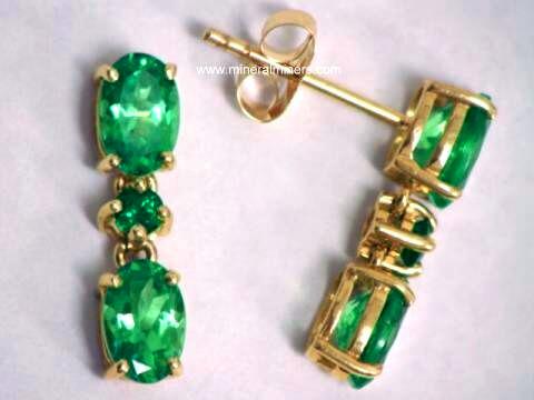 Index Of Images Tsavorite Jewelry Tsvj165 Tsavorite Garnet Earrings Jpg
