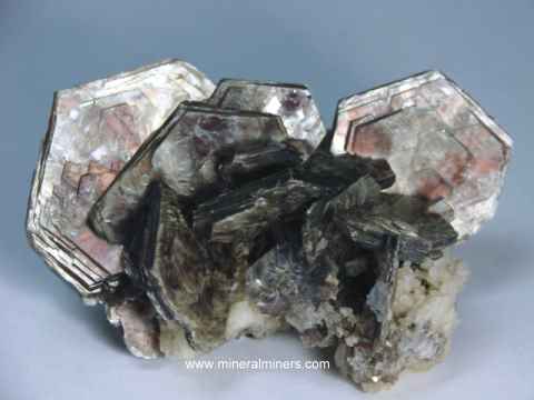 Zinnwaldite Mica Specimens: natural zinnwaldite mica mineral specimens