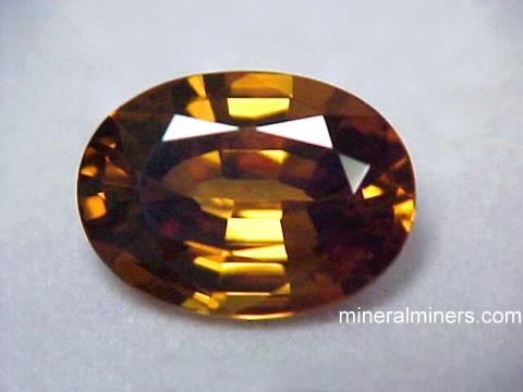 Brown Zircon Gemstone