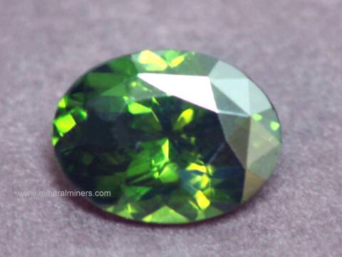Green Zircon Gemstones