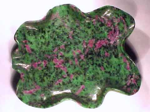 Ruby in Zoisite Hand-Carved Scuptures: Candy Dish, Soap Dish, Decorative Bowls and Ash Trays, Ruby in Zoisite Horse and Chameleon Sculptures