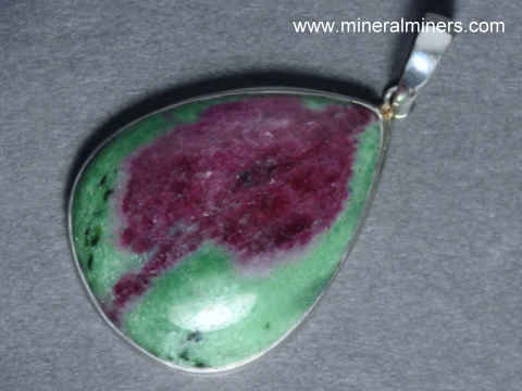 Ruby in Zoisite Jewelry