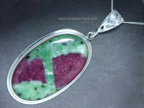 Ruby in Zoisite Necklace