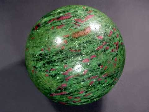 Ruby in Zoisite Sphere